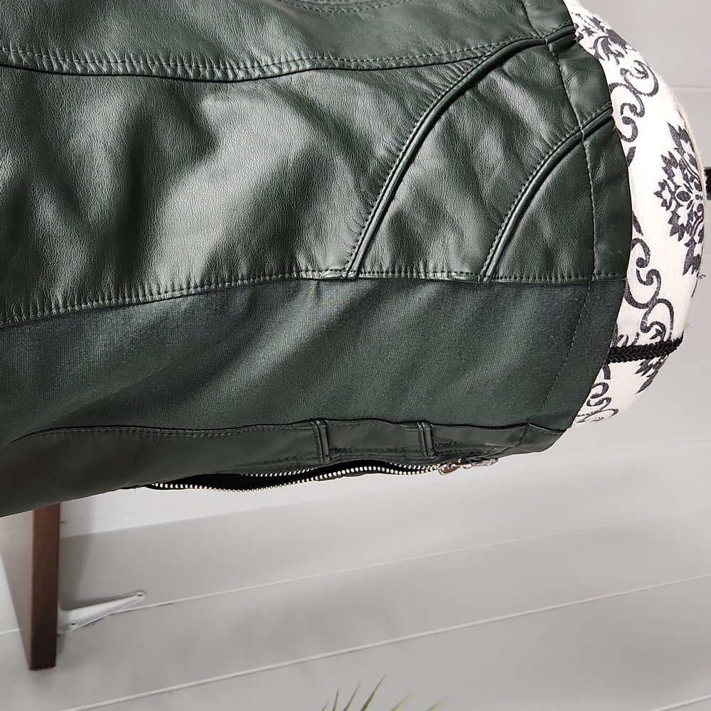 Guess Green Moto Jacket - Picture 9 of 13